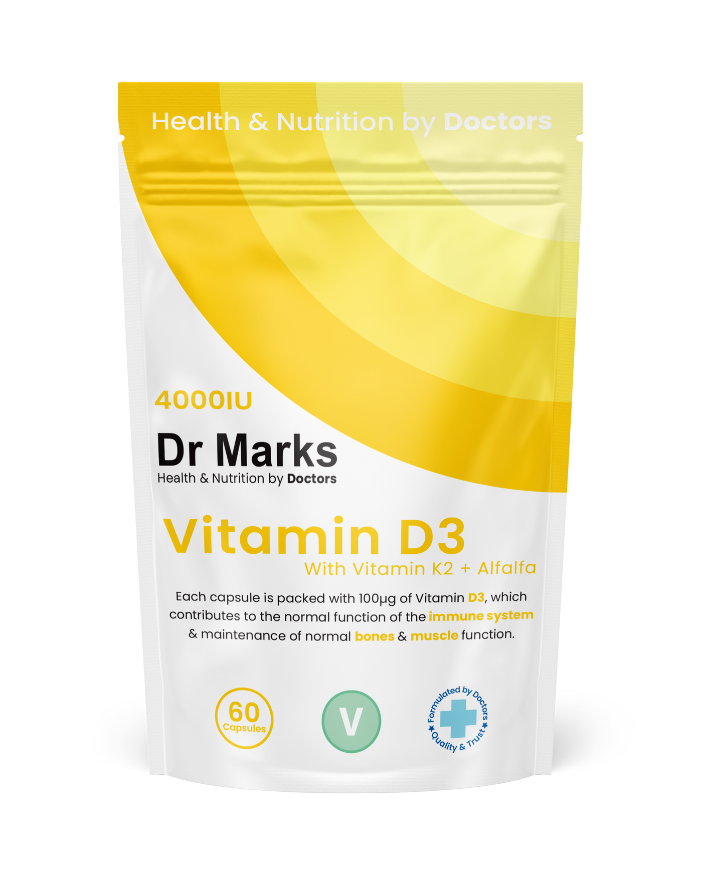 Vitamin D Max 4000IU with K2 & Alfalfa