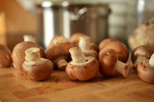 Mushrooms rich in Vitamin B2