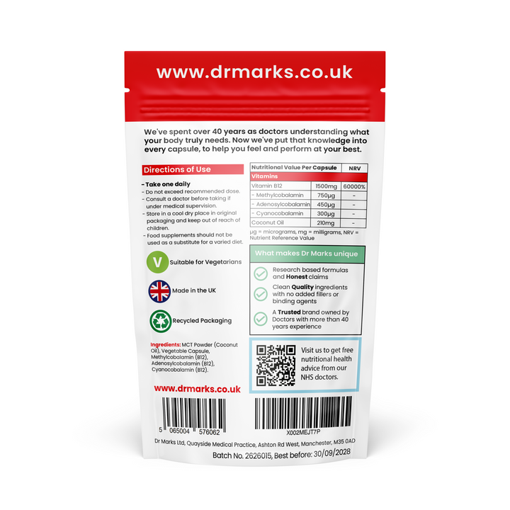 Triple B12 – High Absorption Bioactive Vitamin B12 Formulation