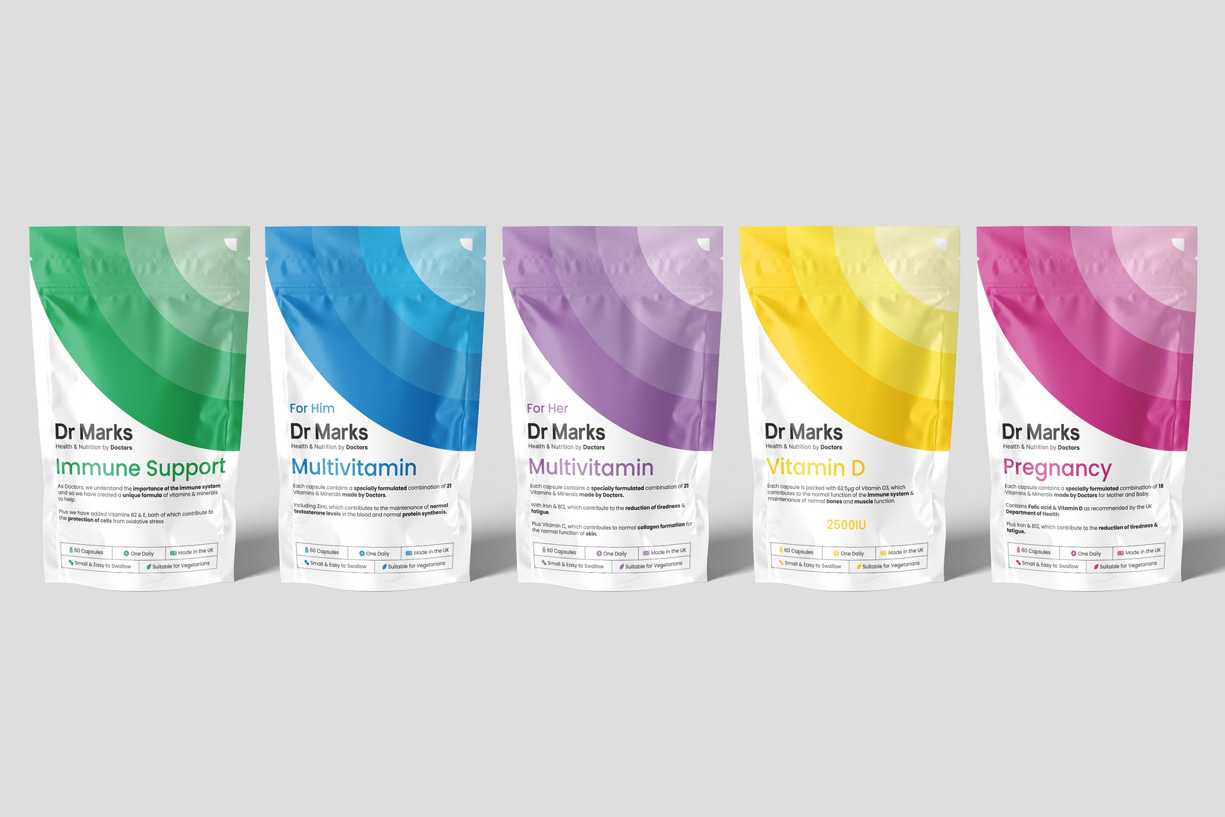 Dr Marks NHS Doctor formulated supplements - high quality, effective, safe and no fillers