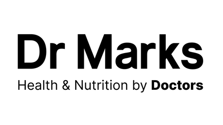 Dr Marks Health & Nutrition by Doctors logo on a white background