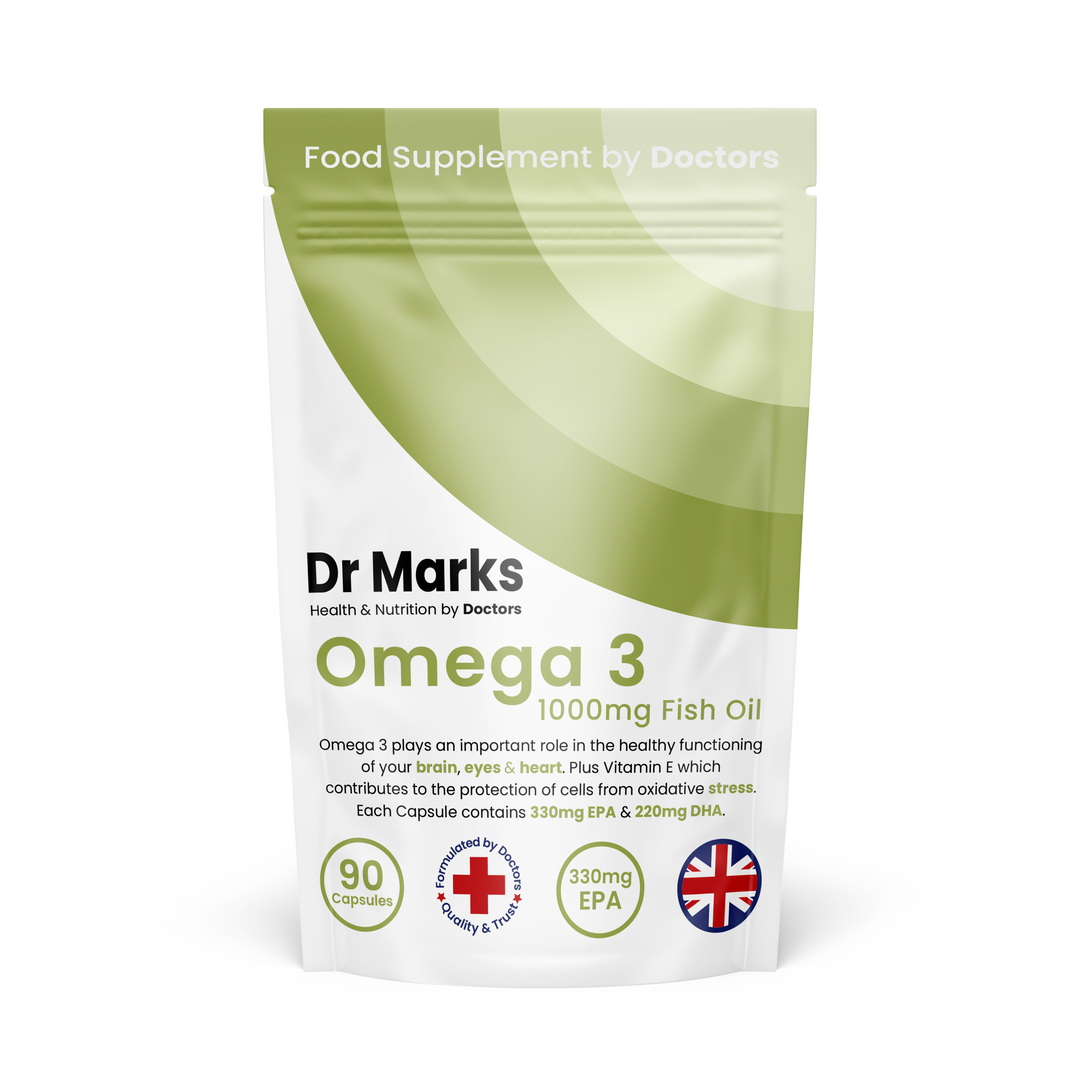 Premium Omega 3 Fish Oil 1000mg - High Strength EPA &amp; DHA Capsules (NEW STOCK DUE BY EARLY SEPTEMBER)