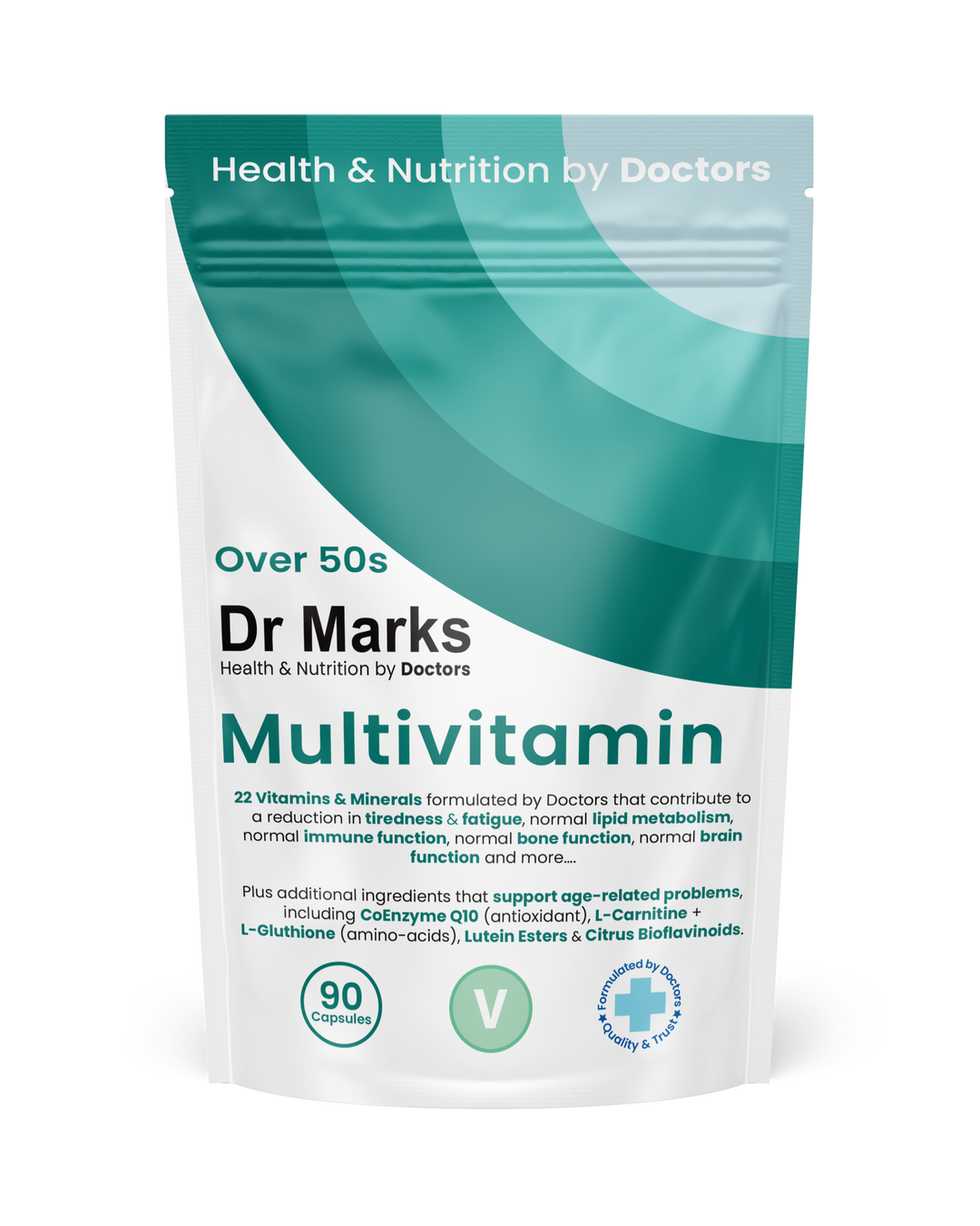 Dr Marks Over 50s Multivitamin & Mineral Complex - front packaging
