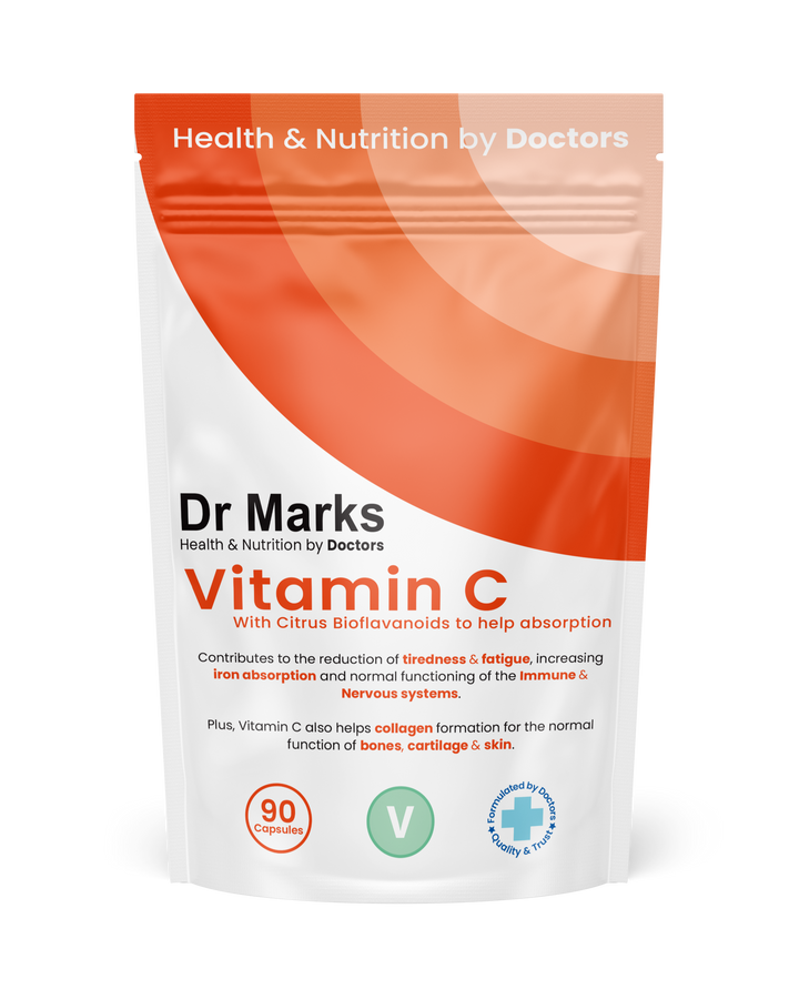 Dr Marks High Strength Vitamin C Supplement - front packaging