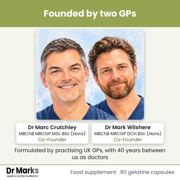 Dr Marks Omega 3 Fish Oil 1000mg founded by two practising UK GPs