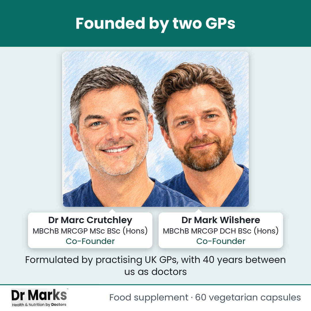 Dr Marks Over 50s Daily Multivitamin founded by two practising UK GPs