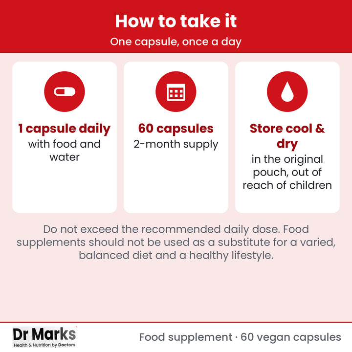 Dr Marks Triple Vitamin B12 how to take daily directions