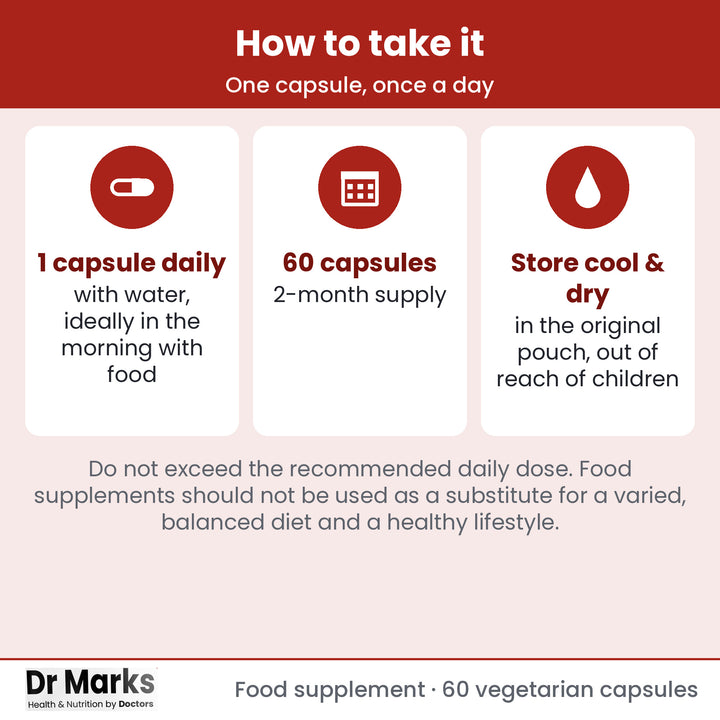 Dr Marks Vitamin B Complex how to take daily directions