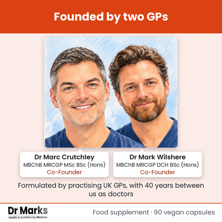 Dr Marks Dual Vitamin C + Zinc founded by two practising UK GPs
