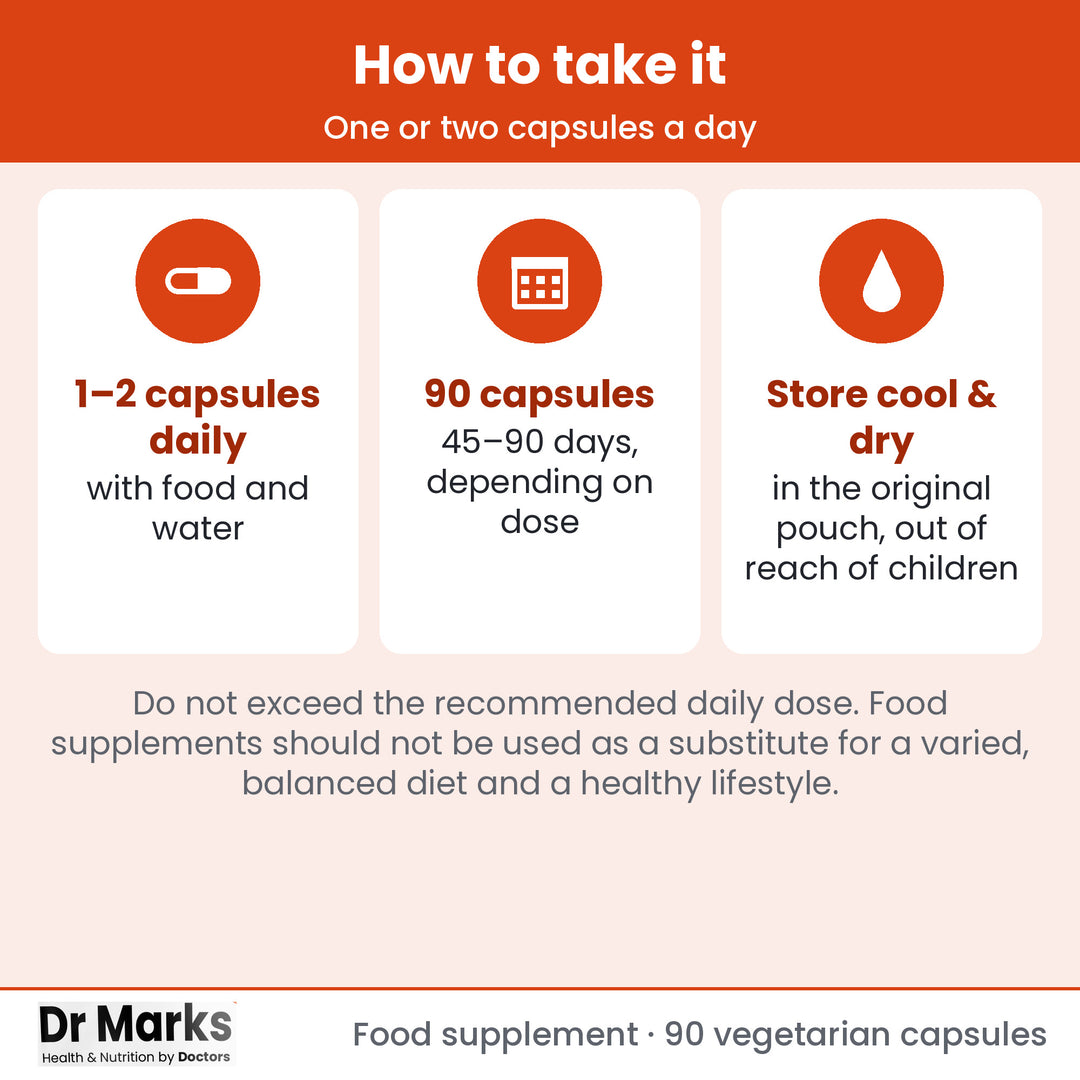 Dr Marks Dual Vitamin C + Zinc how to take daily directions