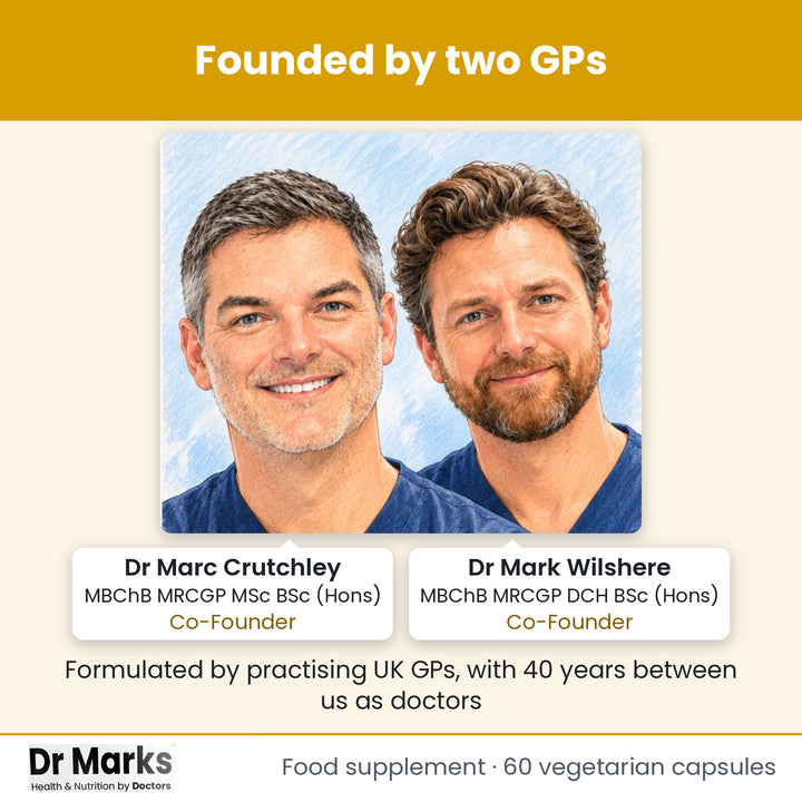 Dr Marks Vitamin D3 + K2 founded by two practising UK GPs