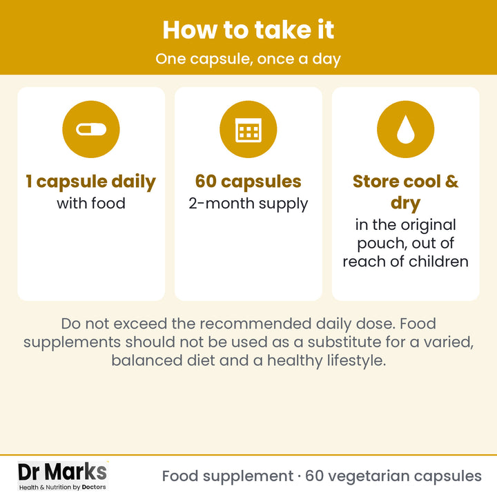 Dr Marks Vitamin D3 + K2 how to take daily directions