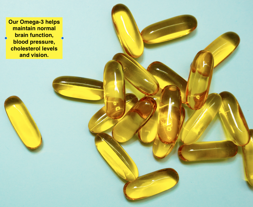 Dr Marks Omega 3 Fish Oil capsules for heart, brain and eye health