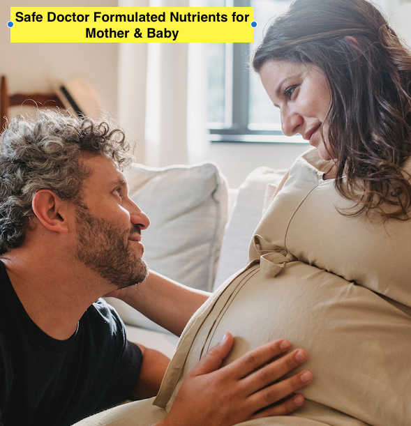 Pregnant woman - Dr Marks Pregnancy Multivitamin NHS-aligned prenatal supplement