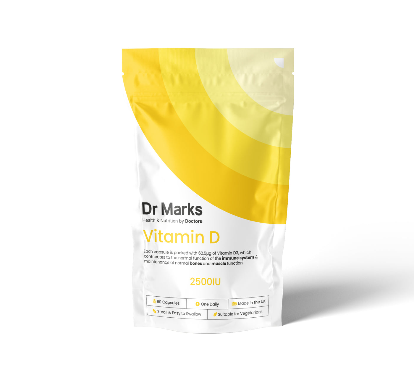 Vitamin D3 by Dr Marks - Front Packaging